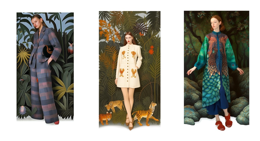 Алёна Ахмадуллина представила лукбук, созданный искусственным интеллектом.