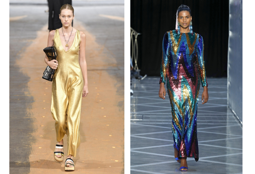 Ключевые тренды весны: гранж из 90-х и блестящие сумки из эпохи disco.
