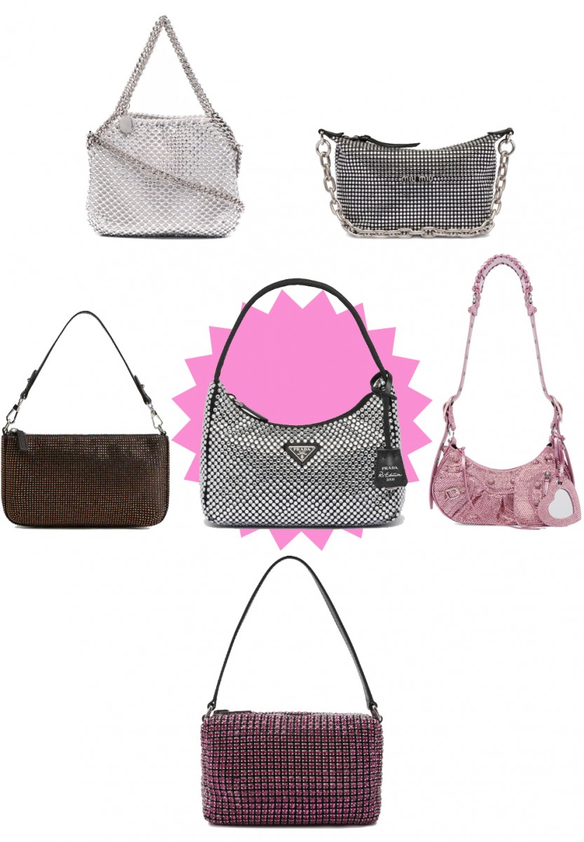 Shine bright like a diamond: где купить и с чем носить блестящие сумки — главный хит года.