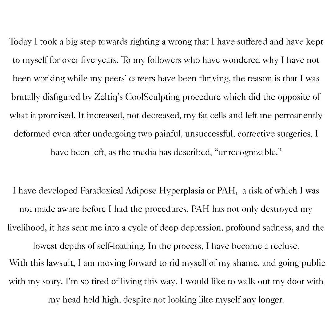 «Я стала неузнаваемой»: Линда Евангелиста рассказала, как процедура криополиза испортила ей карьеру, а эксперт объяснил, почему это могло произойти.